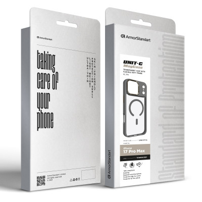 Чохол до мобільного телефона Armorstandart Unit-C MagCase Apple iPhone 17 Pro Max Titanium Grey (ARM87915) Вінниця - фото 2