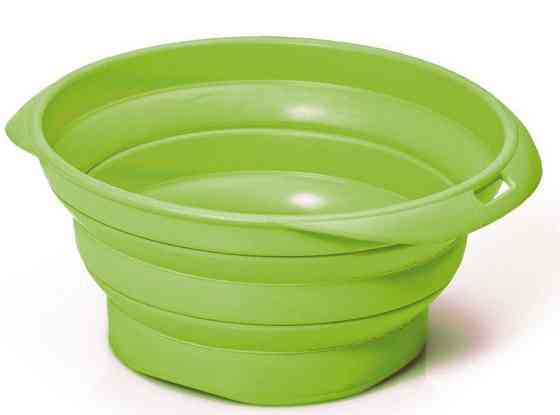 Силіконова миска Squeeze Small складна миска похідна для собак/кішок 350 мл/15 см Київ