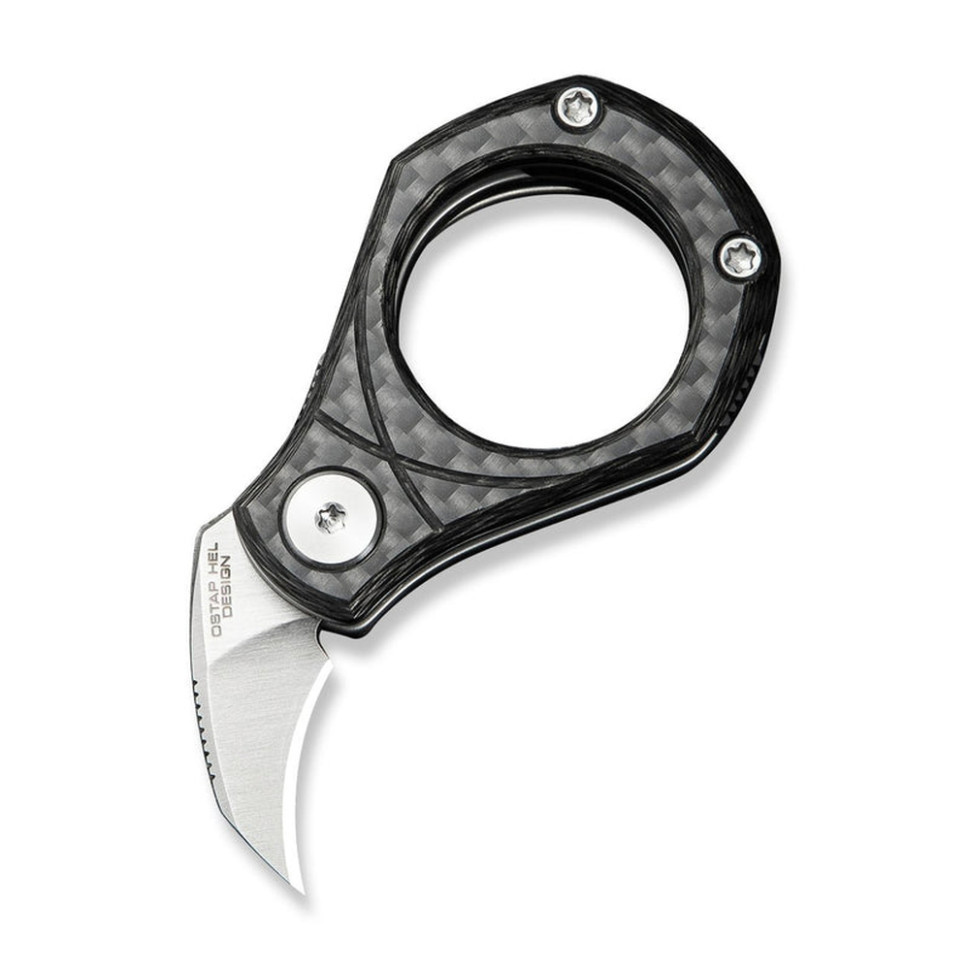 Нож складной карманный Civivvi Pyrus, (1.6 см) 14C28N / Carbon Fiber темно-серый Киев - изображение 1