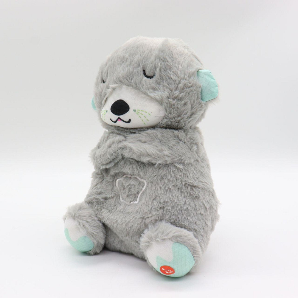 Мягкая игрушка-ночник Дышащая выдра 30см, от батареек / Игрушка выдра для сна / Ночник с белым шумом Киев - изображение 10