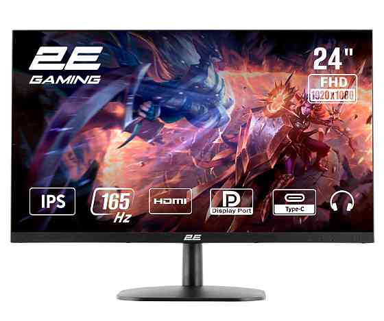 Монітор 2E GAMING 23.8" G2423B HDMI, DP, USB-C, Audio, IPS, 165Hz, 1ms, FreeSync Київ