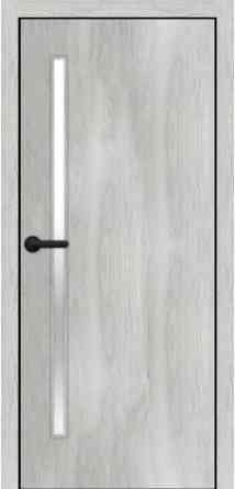 Двері міжкімнатні Порталіно PL-21 санома сіра сатин Київ