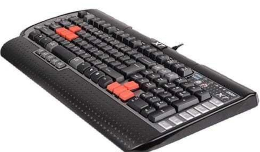 Клавіатура A4Tech X7-G800 Black з додатковим USB Київ - фото 1