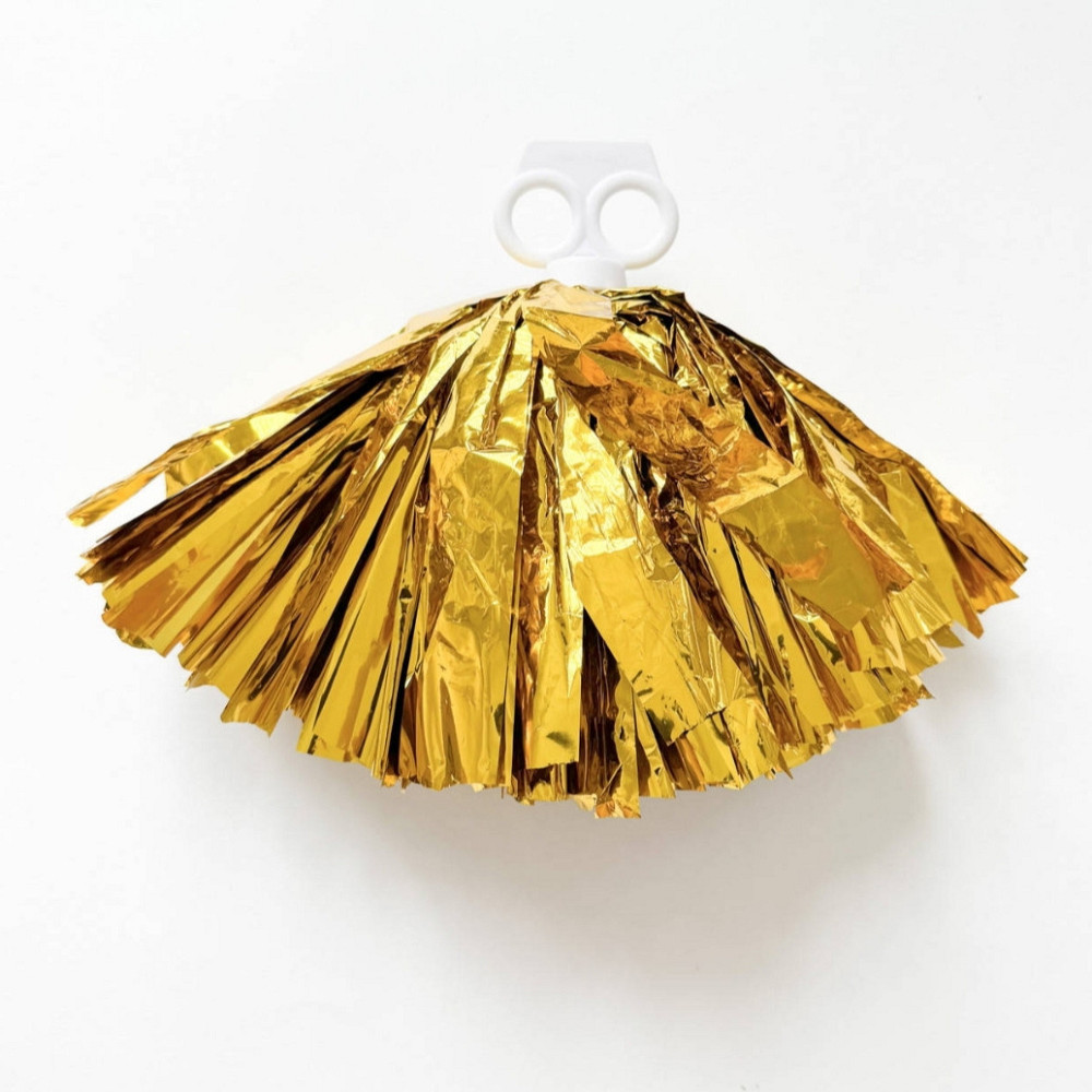 Помпоны для черлидинга золотые 1 шт. Киев - изображение 1