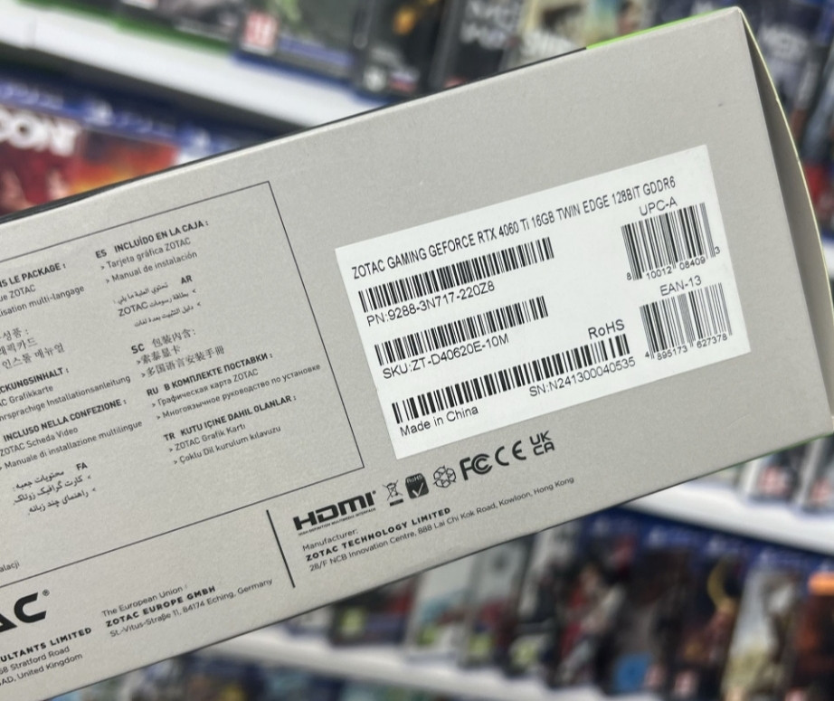 Видеокарта ZOTAC GAMING GeForce RTX 4060 ti 16gb! Киев - изображение 3