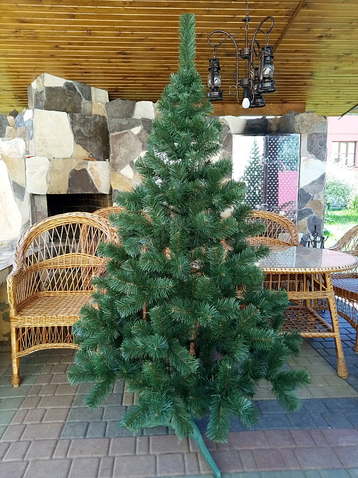 Штучна зелена ялинка ПВХ Карпатська казка 1.8 Одеса - фото 1