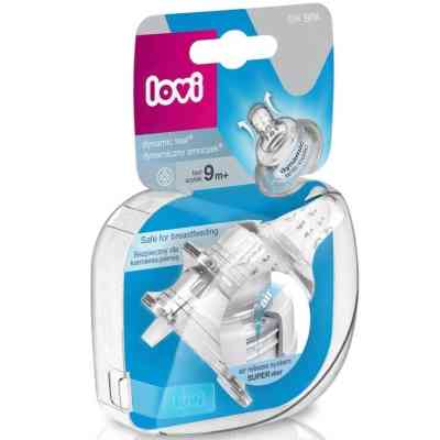 Соска Lovi силиконовая динамическая Быстрая с 9 месяцев 2 шт. (18/752) Винница