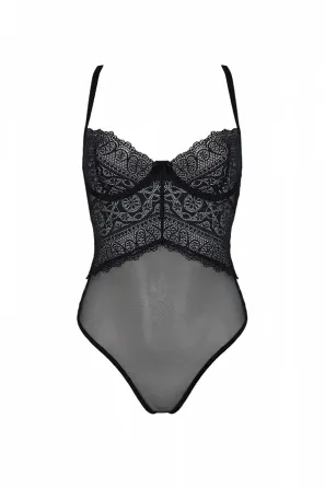 Боді Passion KERRIA BODY black XXL/XXXL - ECO Passion Львів