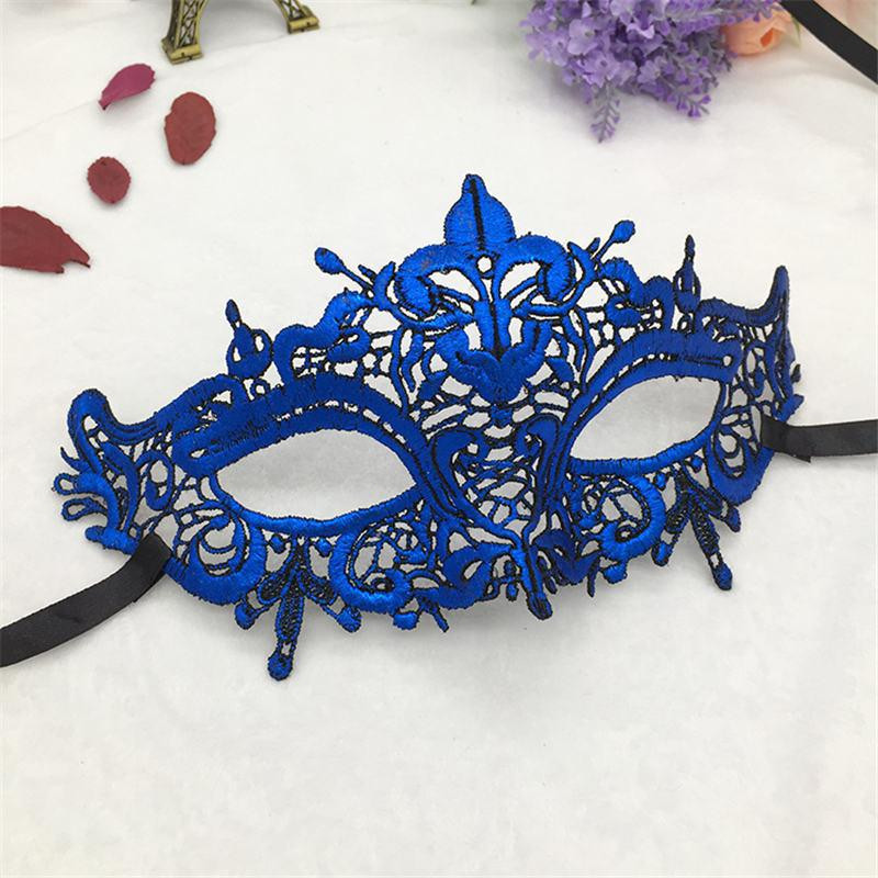Святкова маска венеціанська на лице one size синій Київ - фото 1