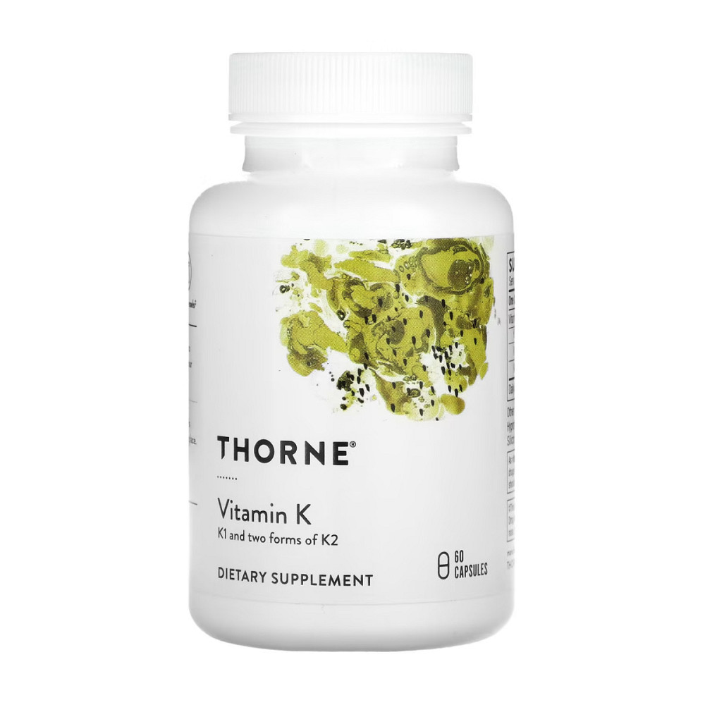 Вітамін К(комплекс 3-К )Thorne Vitamin K 60 капс Київ - фото 1