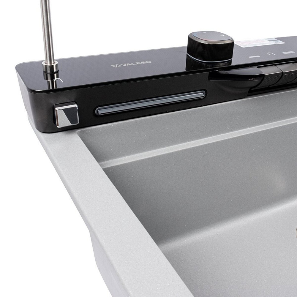 7546 EVANORA матова Мийка гранітна VALESO (сірий металік) Коломия - фото 7