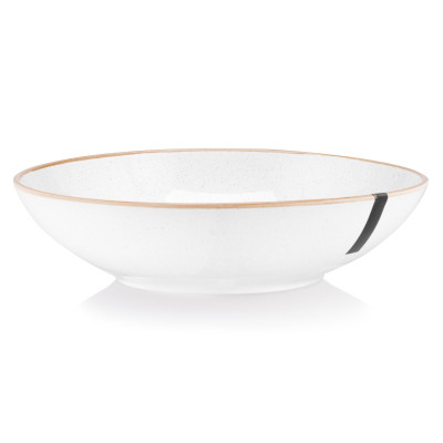 Тарілка Ardesto Apulia, 820мл, 20.8см, кераміка, білий (AR2921AW) Вінниця - фото 1