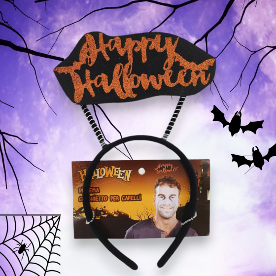 Обруч на Хелловін з написом Happy Halloween Київ