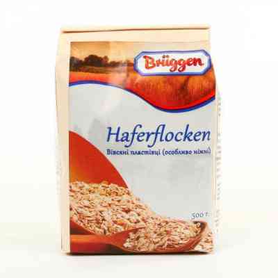 Їжа швидкого приготування Bruggen Особливо ніжні Вівсяні пластівці 500 г (1111800) Вінниця