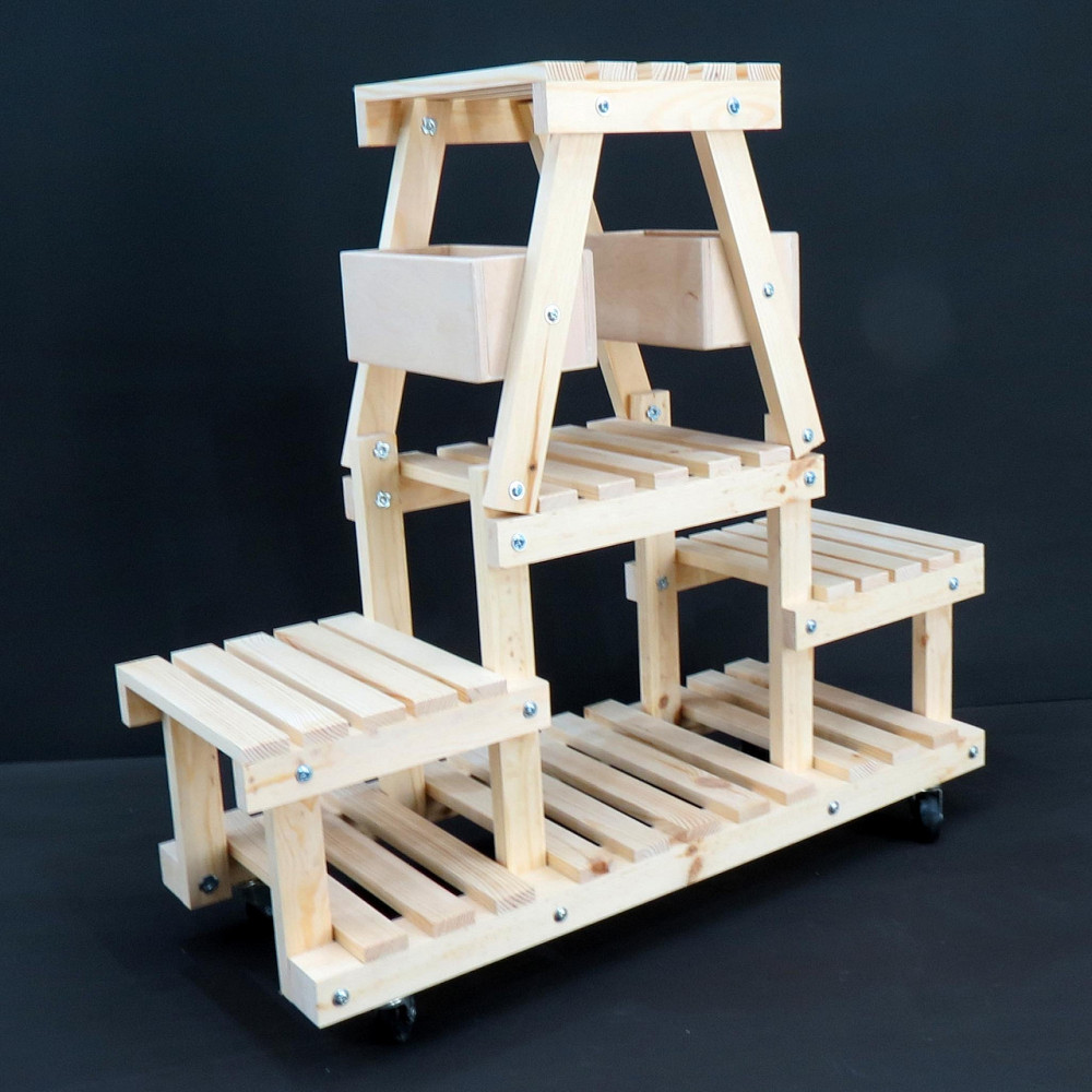 Підставка для квітів "Анжу" бланже на коліщатках Миколаїв - фото 2