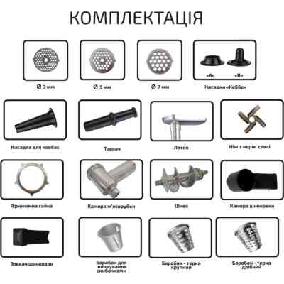 М'ясорубка Grunhelm AMG200SS Вінниця