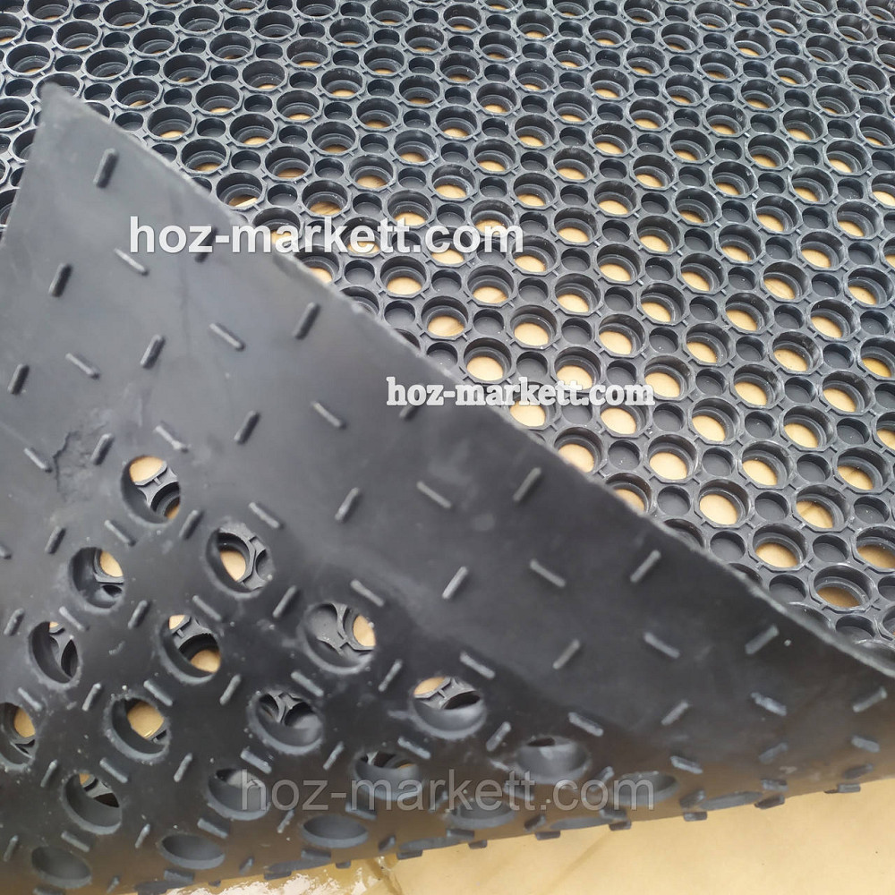 Килимок 150 см х 92 см х 1.2 см гумовий Скандинавія з отворами, гумове покриття Ковер 1500 х 916 Харків - фото 4