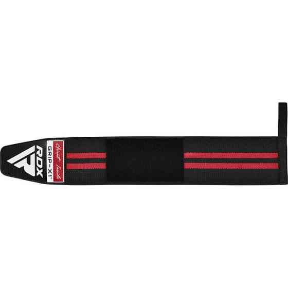 Бинти для зап'ясть (кистьові бинти) RDX GYM WRIST WRAP R11 BLACK/RED Кам'янське