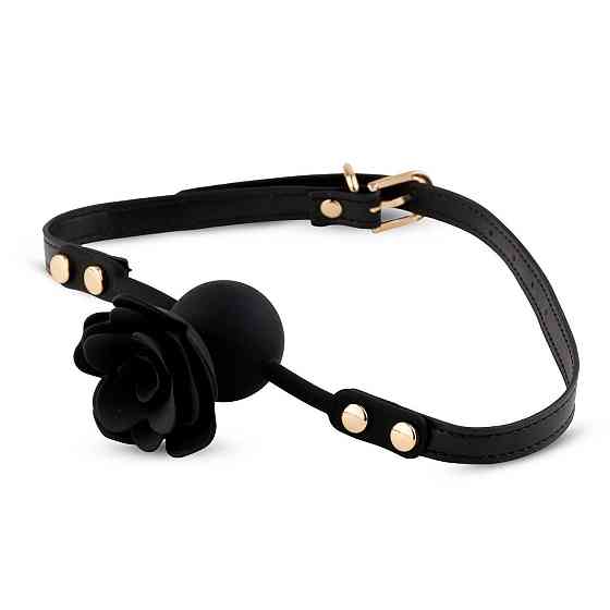 Кляп - Black Rose Ball Gag Sex Aura Київ