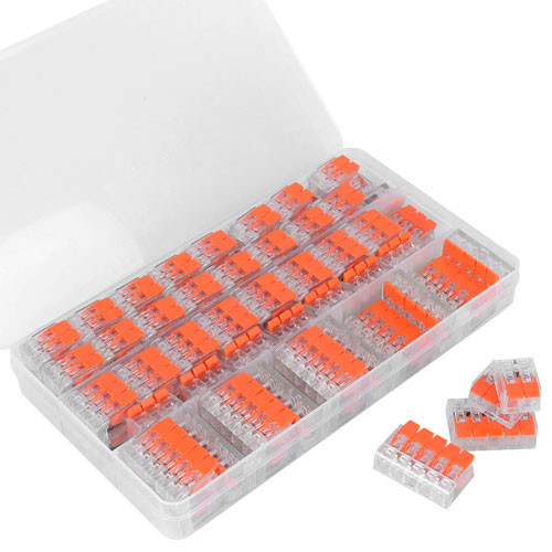 Набор клеммных колодок 75шт, клемма соединительная c рычагами 450В 32А 4мм2 Винница - изображение 1