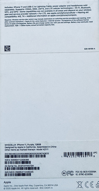 Айфон iPhone 11 128Gb. Neverlock Київ - фото 6