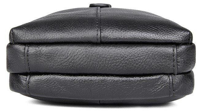 Сумка мужская кожаная флотар Черная (Vintage) Киев - изображение 10