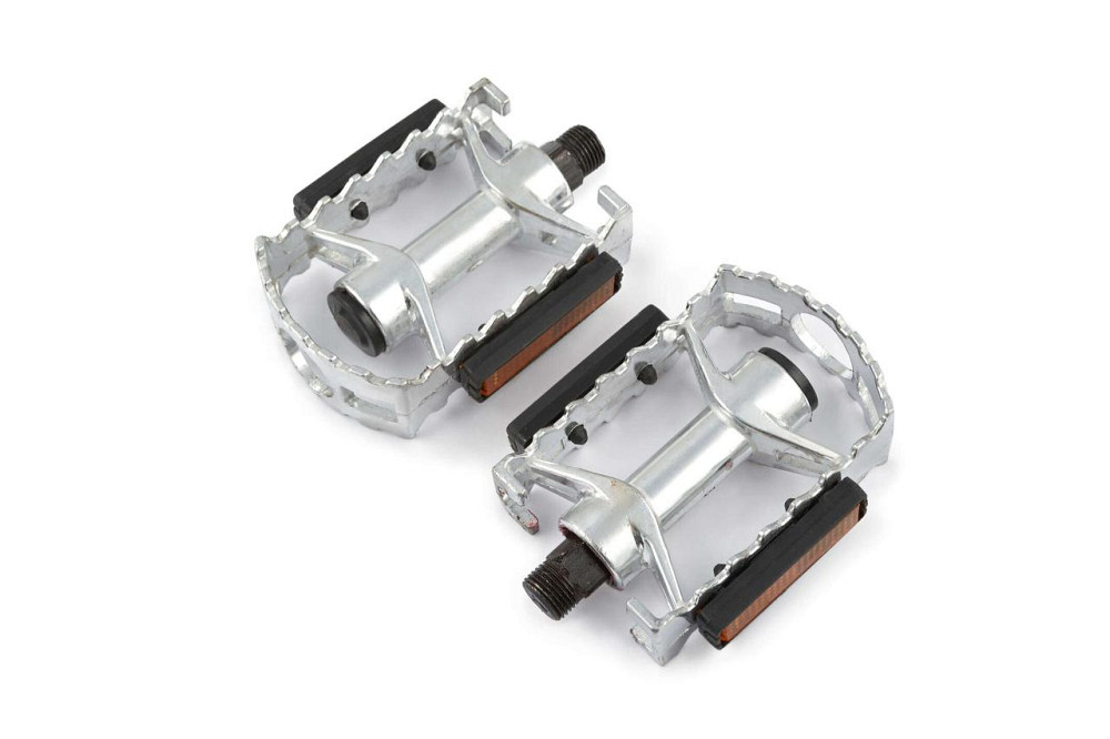 Педалі велосипедні (з катафотами, метал, хром) Мукачево - фото 1