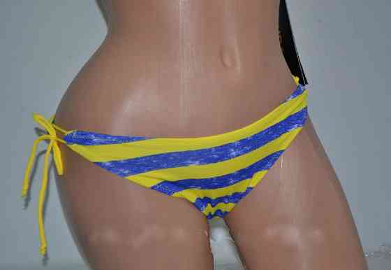 Роздільний купальник у смужку жовто-синій Київ