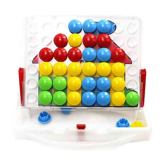 Набір - Для Занять Мозаїкою (Великі Фішки (48 Шт.) + Дошка 27Х21) Дніпро