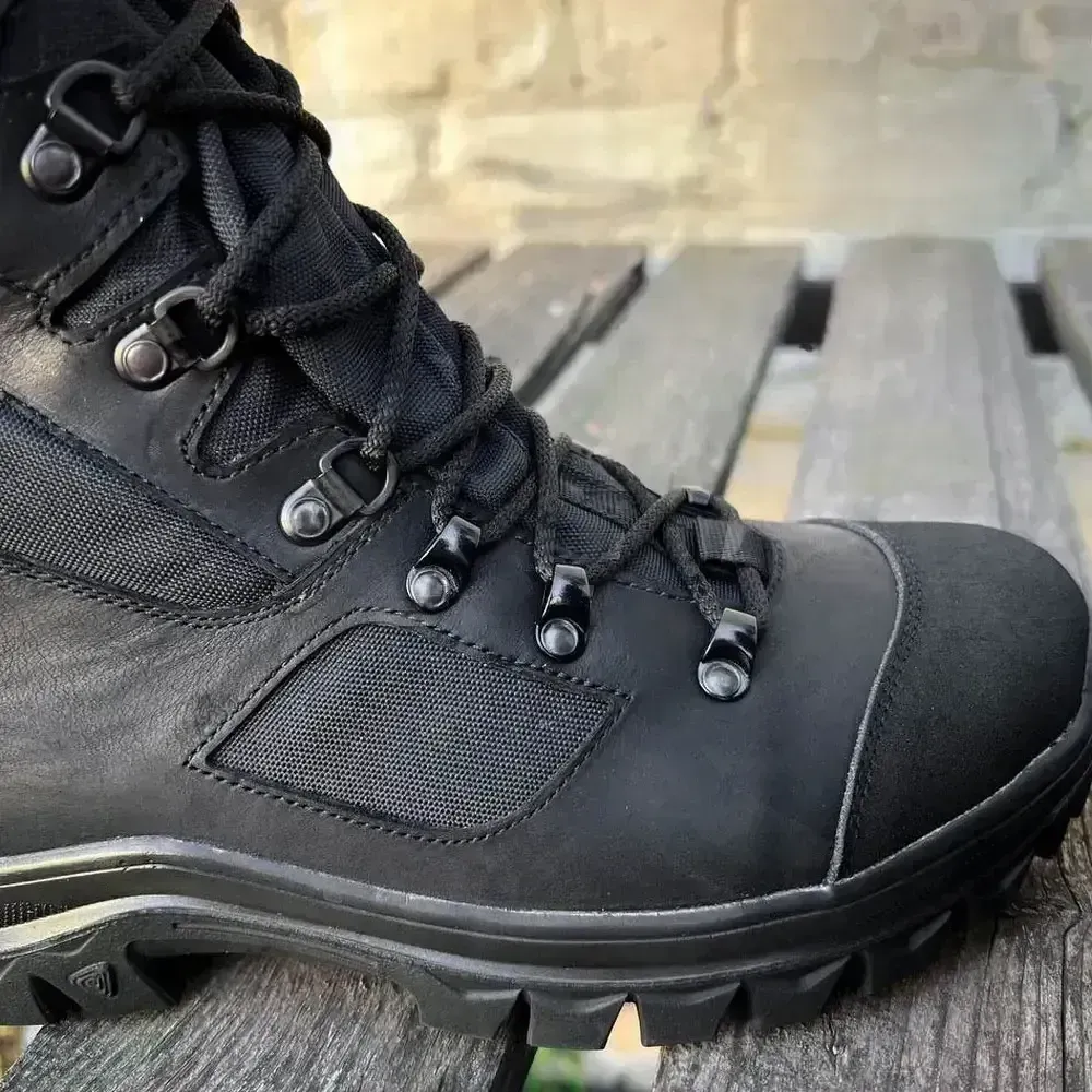 Берці тактичні демісезонні Stalker мембрана Gore-Tex чорні Запоріжжя - фото 8