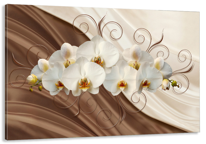 Картина холст у вітальню / спальню   Орхідея    MLP_51 ( 60х30см ) 80x120 см Київ - фото 1