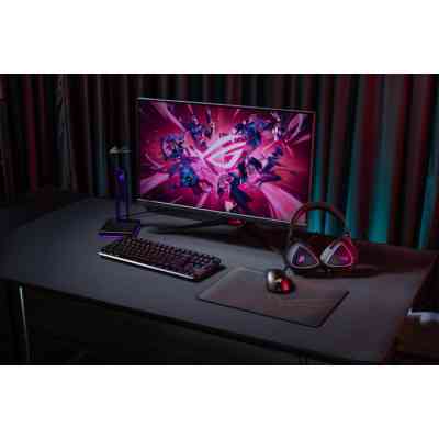 Килимок для мишки ASUS ROG Scabbard II M Black (90MP02H0-BPUA00) Вінниця