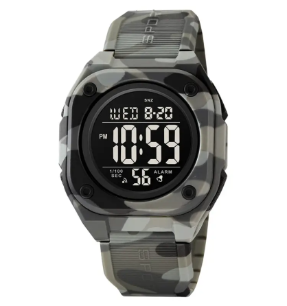 Часы мужские наручные спортивные Skmei 2160 (Серый камуфляж) Киев