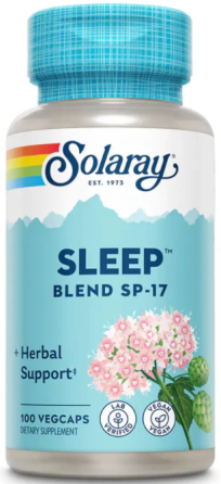 Препараты для улучшения сна Solaray Sleep Blend SP-17 100 раст капс Киев