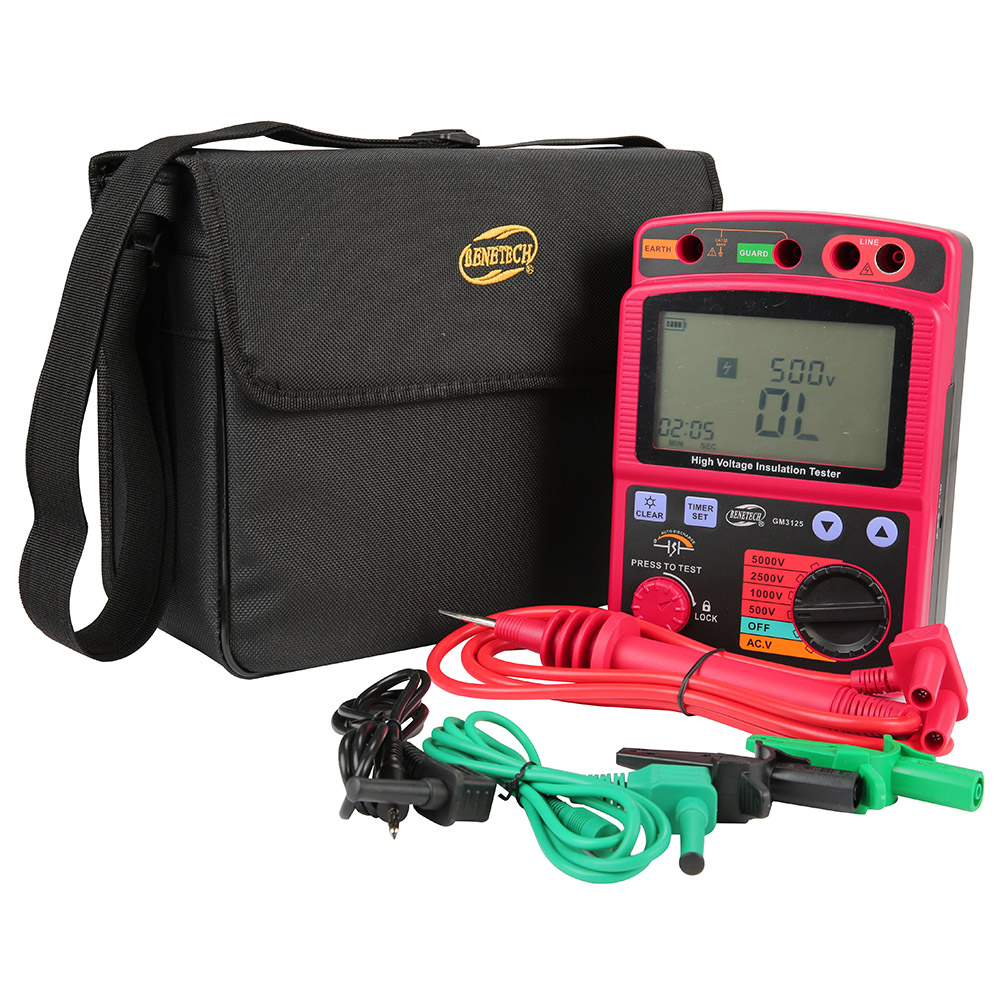 Цифровий мегамометр (0-1000 ГΩ) BENETECH GM3125 Чернігів - фото 3