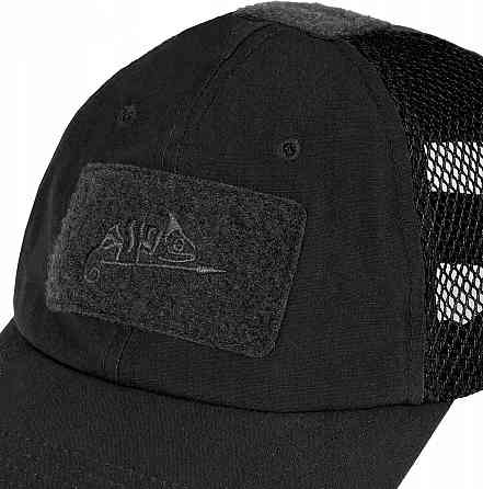 Тактична Бейсболка із сіткою Helikon-Tex "PoliCotton Ripstop" (CZ-BBV-PR-01) Black Нововолинськ
