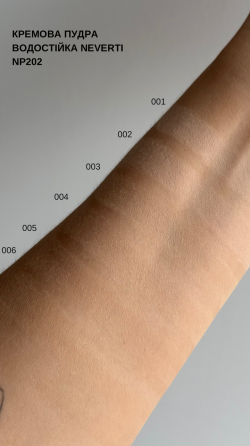 Пудра для обличчя Neverti Creamy Dimension №2 Fair Pink кремова водостійка Запоріжжя