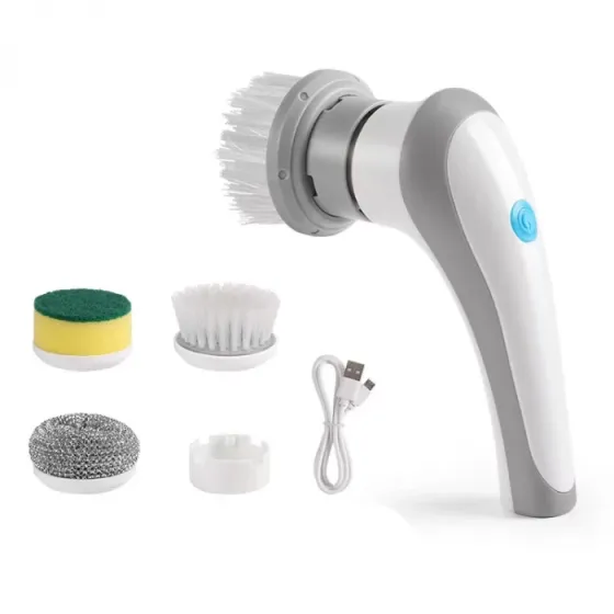 Акумуляторна щітка для миття зі змінними насадками Electric Cleaning Brush Київ