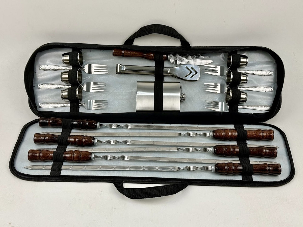 Подарунковий набір шампурів у чохлі Подарунковий набір шампурів ПЛАНШЕТ HAPPY DAYS Тернопіль - фото 9