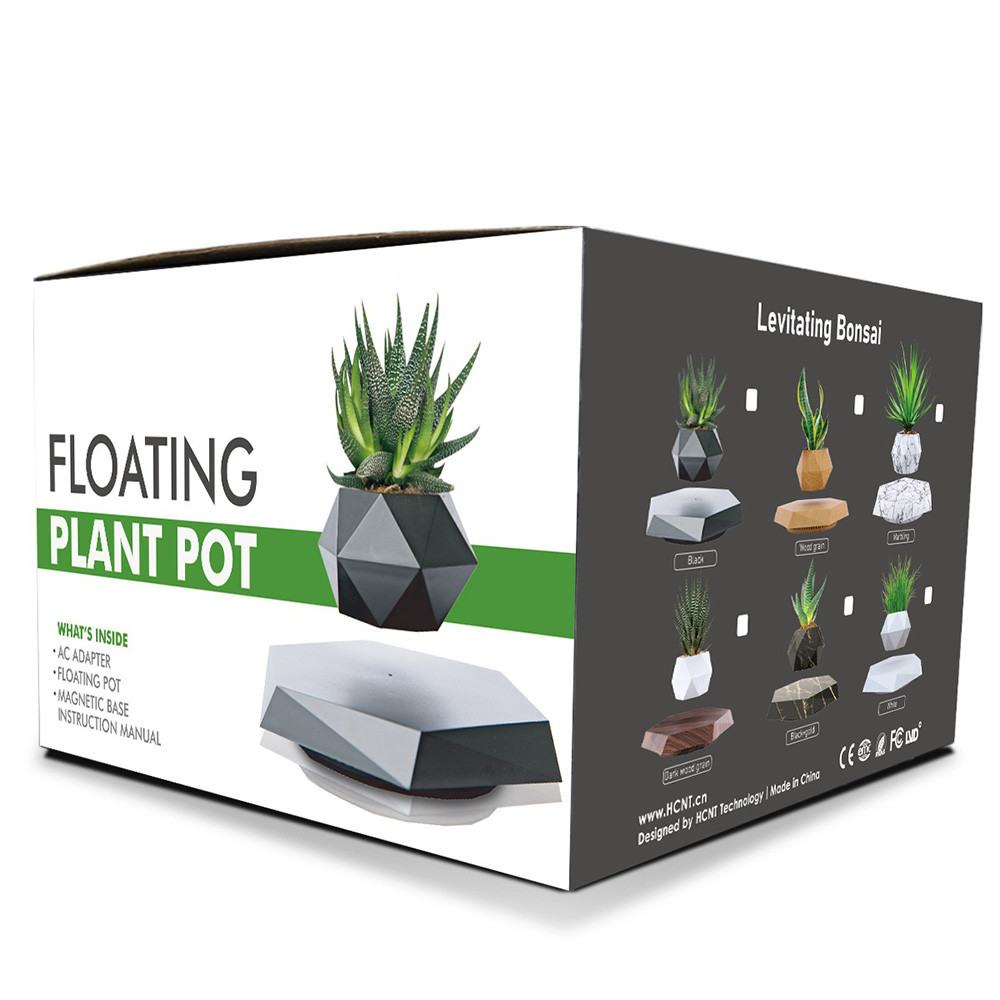 Магнитный левитационный горшок для растений HCNT Magnetic Levitating Pot M10-PZ1 Black Одесса - изображение 2