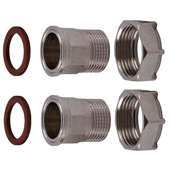 Комплект штуцерів 1″х3/4″ВЗ нікельований NU543B OPTIMUM Тернопіль