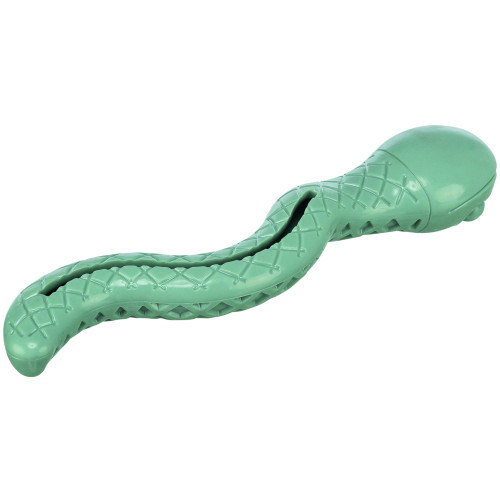 Іграшка Trixie для собак Змія для ласощів термопластична гума 27 см зелена Київ - фото 8