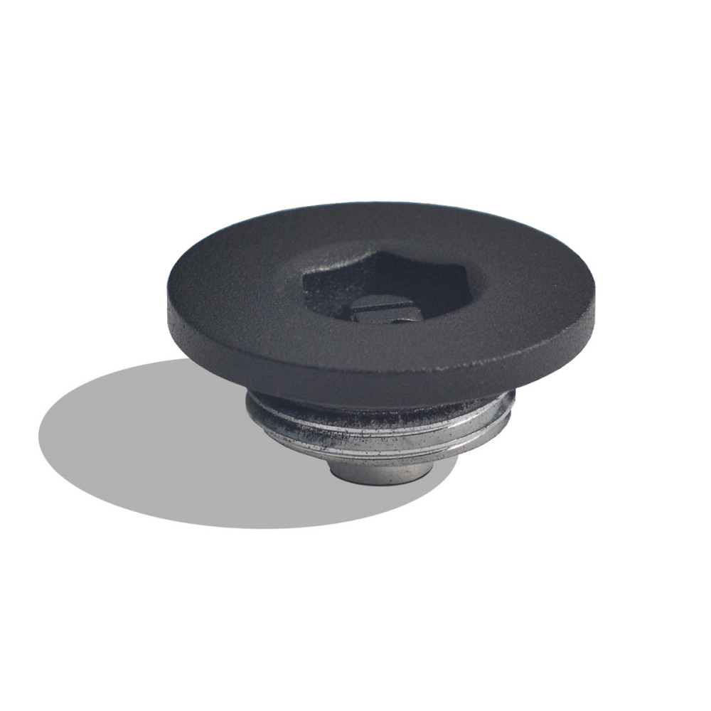 Повітровідвідник для рушникосушок NAVIN 1/2, чорний муар Київ - фото 1