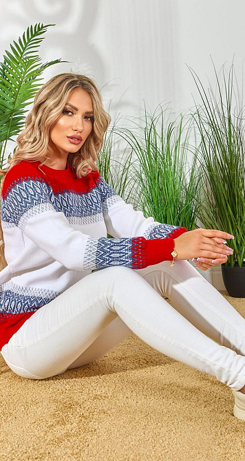 Гарний светр із блискучою ниткою (42) Київ - фото 4