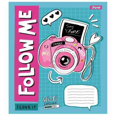 Зошит 1 вересня Follow me А5 24 аркушів клітинка (767276) Вінниця