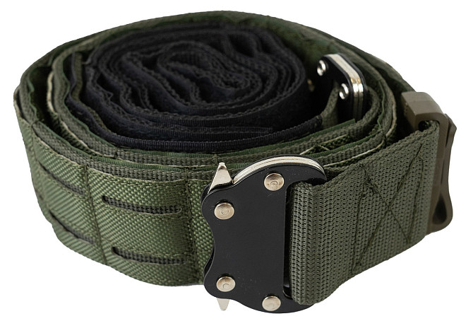 Ремень Кобра двойной разгрузочный Tactical с системой Lazer MOLLI олива хаки варбелт тактический пояс Киев - изображение 12