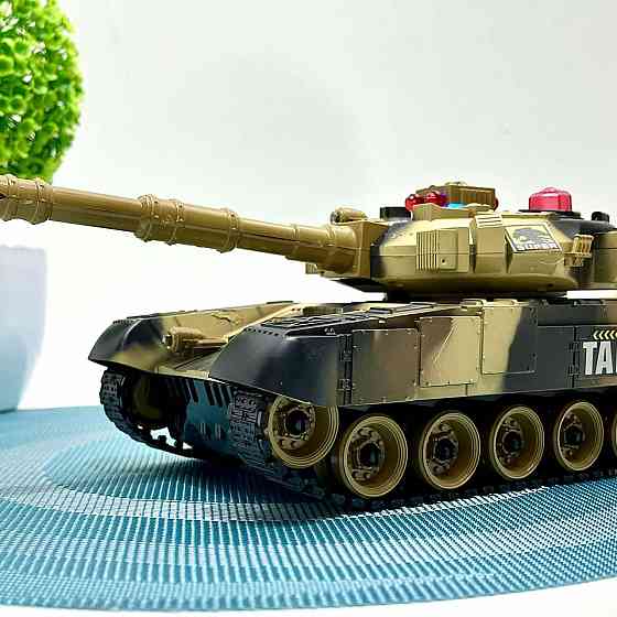 Танк на радіокеруванні Limo Toy 32см світлові та звукові ефекти Камуфляжний (М 5523) Чернігів