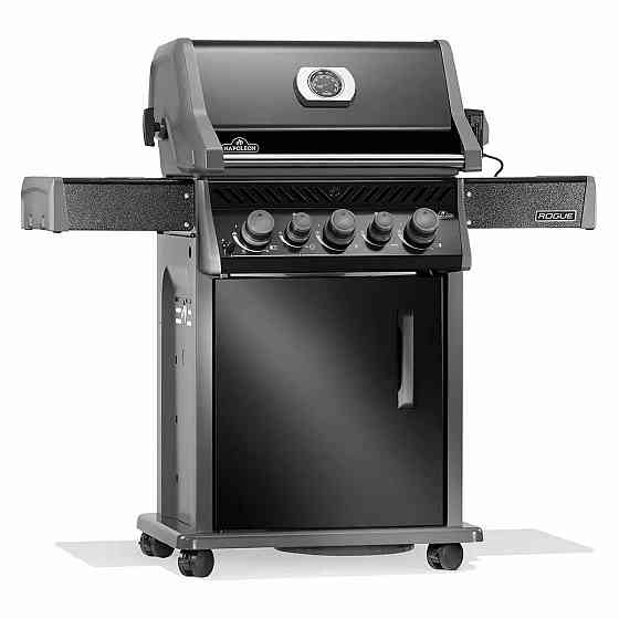 Газовый гриль Napoleon Rogue 425R с боковой горелкой Sizzle Zone и вертилём, черный RB425RSBPK-2-UA-R Код: 013123 Ровно