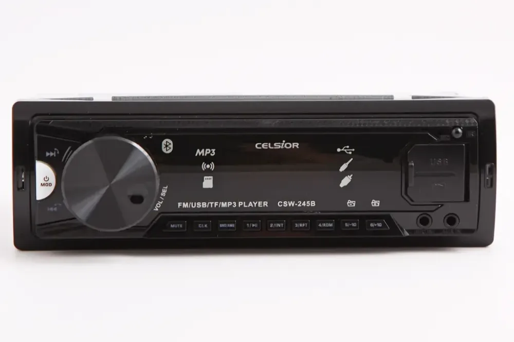 Автомагнітола «Celsior» CSW-245B Sea color BT/USB+USB Charge/MicroSD/ISO/дод. розєм (без радіат.) Вінниця - фото 1