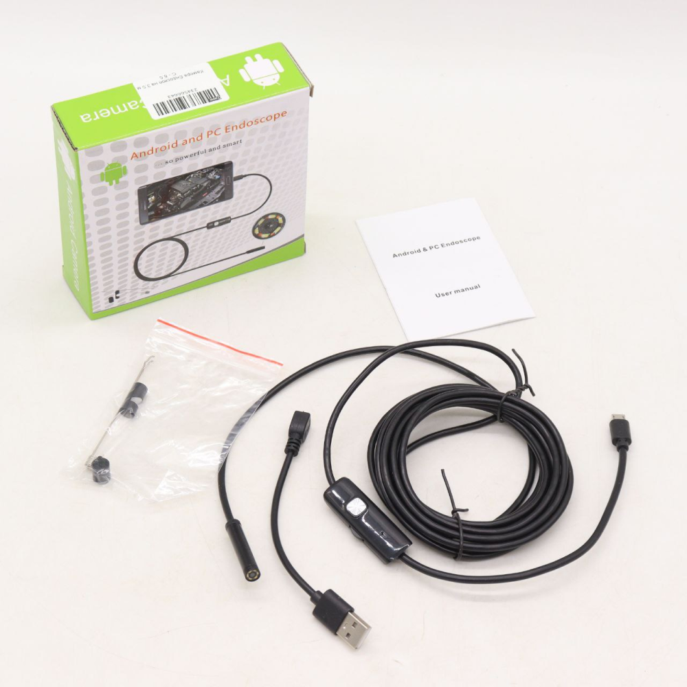 Міні камера для смартфона,5м / Гнучкий ендоскоп для телефону / Бороскоп / Ендоскоп автомобільний SBR Київ - фото 10